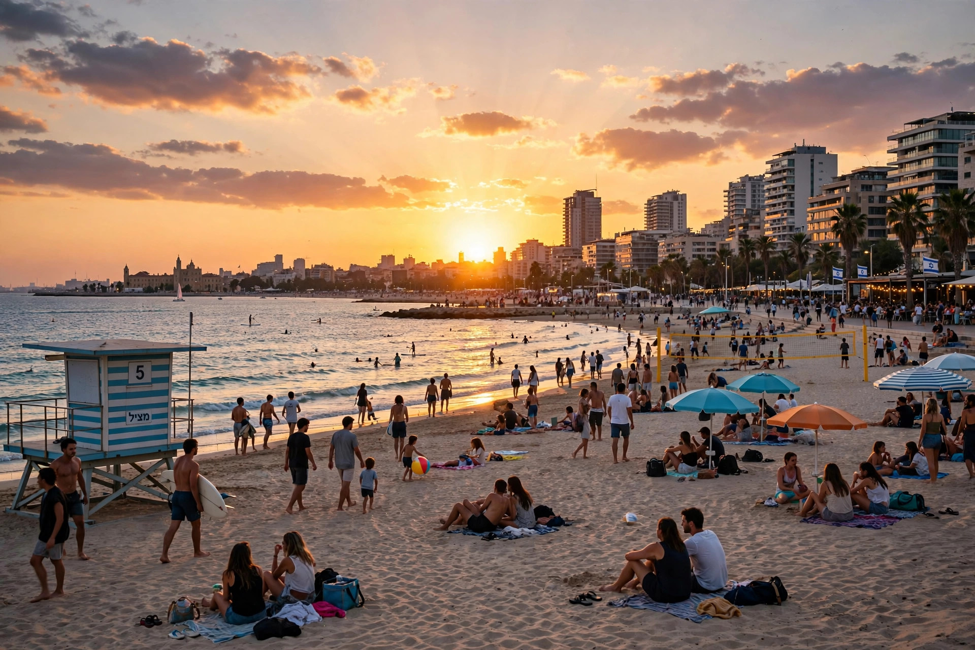 Tel Aviv beach